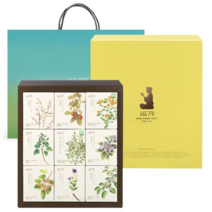 쌍계명차 클래식 티 박스 9종 세트 + 쇼핑백, 티백 9종 + 쇼핑백, 1세트