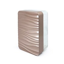 키다리아저씨 무타공 투명 업소용 까페 벽걸이 냅킨케이스 냅킨통 냅킨홀더 냅킨꽂이 티슈 화장지케이스, 펄모카브라운, 1개, 1개