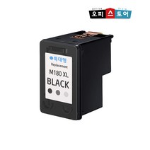 삼성 INK- M180 C180 XL SL-J1660 잉크 J1663 J1665 J1770FW 대용량 [오피스토어 재생], 흑백 [대용량], 1개