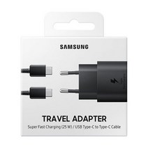 오리지널 삼성 S21 S20 5G 25w 충전기 초고속 충전 Usb 타입 C Pd PPS 갤럭시 노트 10 노트 20 울트라용 EU 빠른 충전, 05 Black EU set(box)