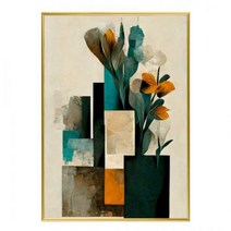 [바보사랑] 슬림 인테리어액자 Abstract Arrangement A2사이즈[마이월플레이, 무광블랙