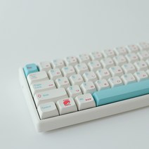 스카이블루 스시 XDA 키캡 133키 귀여운 하늘 색 화이트, 일본어