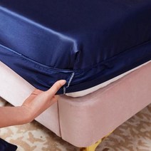 WOSTAR 빨 수 있는 새틴 레이온 장착 시트 탄성 매트리스