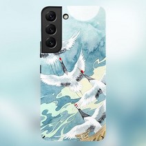 삼성 S23Ultra 케이스 매트 S22 국가 조수 간단하고 바람이 센 크레인 하드 쉘 S21 렌즈 S20 + 맞춤형 S10 초박형 note20 발광 보호 커버