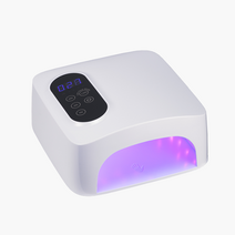 뷰닉스 무선 젤램프 S20 48W UV/LED겸용, 화이트, 1개