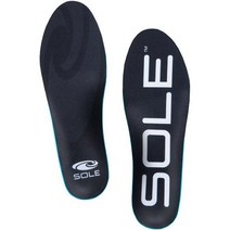 액티브 Thick Insoles, Black, 12 Mens