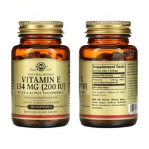 솔가 비타민 E 134mg(200IU) 소프트젤 100정
