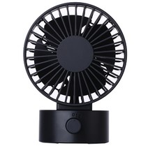 무소음 미니탁상용선풍기 사무실 책상 USB 저소음 미니 Y8, 블랙