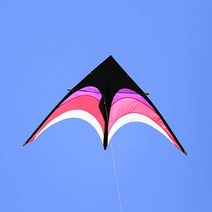연빠람 가오리연 레드 2m + 꼬리 10m 대형 연 얼레 150m 포함 세트