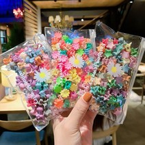 sales class미니 유광 헤어 집게핀 50P 세트 앞머리 고정(도매 문의 환영), 래빗(50P)