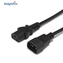 IEC C14 C13 전원 케이블 PC 컴퓨터 모니터 DMX DJ 무대 조명용 PDU UPS 1m 3m 5m 10m 320 코드, 1.8m