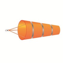 바람개비 풍향계 야외 수닭 Reflective Windsock Outdoor Scratchproof Windproof Fluorescent Wind sock Weathervane, Orange Gray, Orange Gray