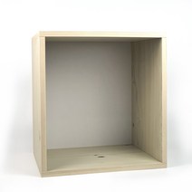 한목가구 칼라공간박스 오픈형 2p 공간박스, 워시화이트2p