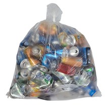베로나 간편한 쓰레기 분리수거 비닐봉투 투명, 200매, 40L