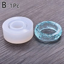 레진탑꾸재료 고양이 귀 반지 실리콘 몰드 에폭시 수지 몰드 실리콘 주조 몰드 diy 보석 만들기 결과 공예 도구 액세서리 16-18mm, ㄴ 18mm