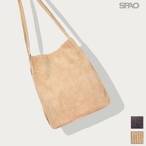 미쏘 여성형에코백 코듀로이_MIABXA115G-T