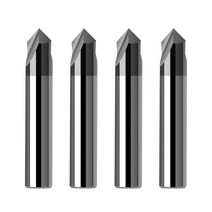 고속절단기 자동절단기 원형톱 진공증착기CNC 카바이드 모따기 밀링 커터 60 90 120 도 코팅 3 플루트 디, 16 D10xR60x75L