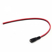 velton DC전원케이블 DIY제작용(암) 20cm