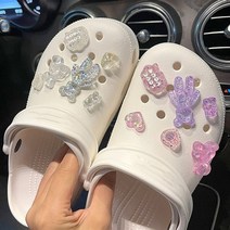 신발 악세서리 트렌디 한 라인 석 악어 매력 디자이너 diy 품질 여성 매력 지브 체인, c5-12pcs