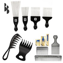 바버샵 포마드 빗 아프로 콤브, HADA-06