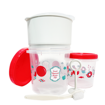 Coububu그릭요거트 유청분리기 대용량, 붉은색