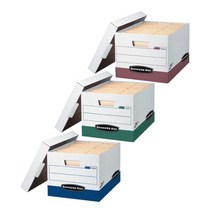 [달팽이 보금자리] 뱅커스박스 Presto 파일박스(2개입) 11190EA, 달팽이 보금자리 레드(17242)