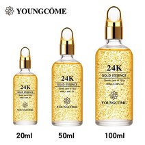 50ml 100ml 24K 골드 페이스 세럼 브라이트닝 스킨 톤 히알루론산 모이스춰 라이징 에센스 안티 링클 화이트닝 케어, [04] 50ml, [03] Snail Serum