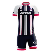 로또 축구 전사 유니폼 LOTTO 228A(곤색/백색)