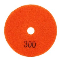 3 인 50/300/500/800 그릿 샌딩 디스크 버핑 연마 패드 10 개 대리석 콘크리트 석재 화강암 세라믹 타일, 01 300 Grits Orange