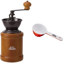 칼리타 수동 그라인더 드리퍼 세트 청소용 브러쉬 포함 바리스타 입문자 커피용품, 06) 소절 세트/레드