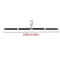 랫풀다운 핸드그립 헬스그립 피트니스 이두근 삼두근 백 블래스터 로프 랫 풀다운 바 머신, 1-유일한 바