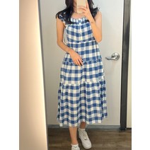 올드네이비 여성 플랩 슬리브 레이어드 스모크 원피스