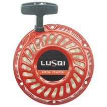 잔디깍는기계 소형 관리기 제초기 LUSQI 풀 스타터 어셈블리 반동 시작 교체 혼다 196cc 212cc 6.5HP 7HP OHV 발전기 엔진 잔디 깎는 기계 수리 부품, [01] 빨간, 01 빨간