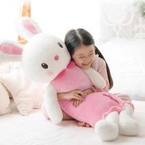 5세여아 긴 토끼인형 침대 여아 안고자는인형 분리불안 어린이 분리수면 애착인형 따로자기 잠자리