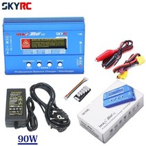 SKYRC-오리지널 iMAX B6 V2 60W 6A Lipo 배터리 밸런스 충전기 방전기 RC 자동차 드론 헬리콥터용 90W 어, 02 Collocation 2_02 US plug