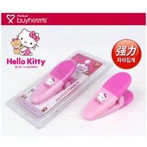 헬로키티 플라스틱 자석집게 강력 자석집게