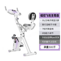 미니실내자전거 엑스바이크 실내 페달 바이크 사이클, 바이올렛 8단 저항 조절