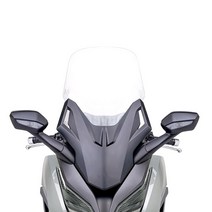 포르자350 윈드쉴드 혼다 신형 FORZA 300 스크린 투명, 블랙유리 47CM 두께 4.3mm