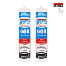 (수달 에코씰600) 친환경 외부용 실리콘 내부 외부, 1개