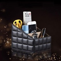 사무실책상꾸미기 사무용품 데스크정리함, 리모컨정리함HH 블랙
