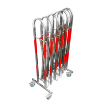 접이식 이동식 바리게이트 접이식 바리게이트 안전 펜스 휀스 당일발송, 10M × H1100, 1개