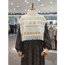 써스데이아일랜드 패턴 자가드 판초 T228MSF247W(2249886)