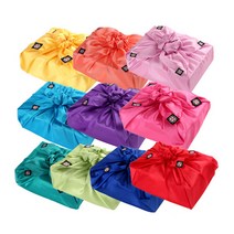 실크자수 보자기 선물포장 답례품 명절선물 예단 보자기포장, 08연두색