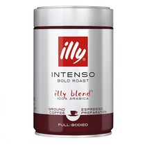 일리 인텐소 에스프레소 커피 250g 6팩 illy Intenso Ground Espresso Coffee 8.8oz 6P