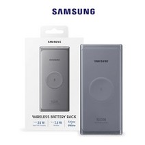 삼성전자 25W 유무선 PD 배터리팩 10000mAh C타입, EB-U3300, 다크 그레이