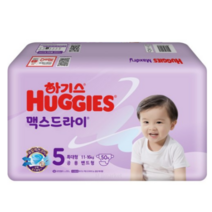 하기스 NEW 맥스드라이 점보 밴드형 남여공용 6단계(14~19kg), 100매, 0   5step(11~16kg) / 공용 특대