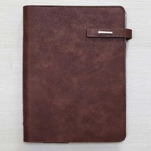 최신형 대주기획 25절 인조가죽 시스템 다이어리 6공, A-009 다크브라운