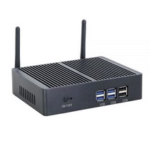 초소형 컴퓨터 PC 미니 팬리스 HTPC 인텔 코어 i3 7100U i55200U 셀러론 Widows 10 pro 데스크탑 DDR3L WiFi VGA 그래픽 miipc, 8G RAM 128G SSD WIFI, Celeron 3855U