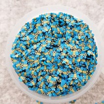 (T-208) 5mm 파란 날개 잠자리 슬라이스 (약 30g), 1개, 기본값, 기본값