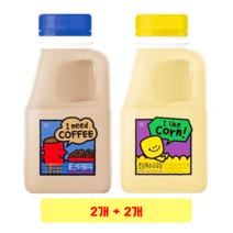연세유업 콜드브루 커피우유 240ml +초당 옥수수 우유 240ml, 2개 + 2개